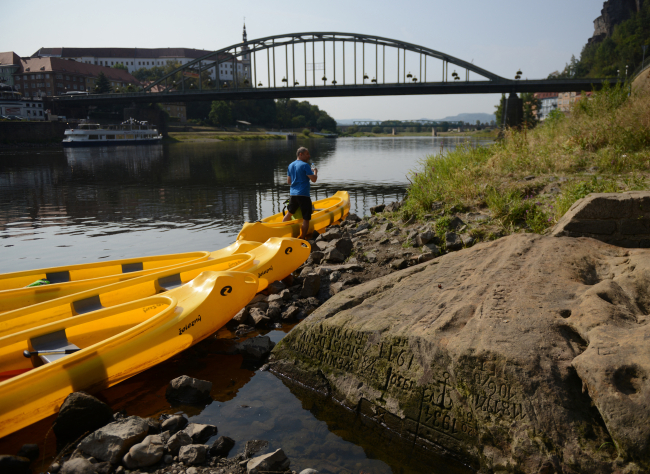 seviyesinin düşük olduğu 2018'den bir fotoğraf. | Fotoğraf: AFP seviyesinin düşük olduğu 2018'den bir fotoğraf. | Fotoğraf: AFP