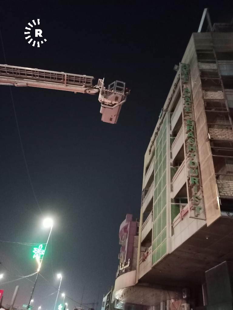 تیمەکانی بەرگریی شارستانیی کەربەلا هەوڵی رزگارکردنی خەڵک دەدەن