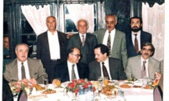 Şerafettin Elçi ve diğer Kürt siyasetçiler Başkan Mesud Barzani ile bir arada