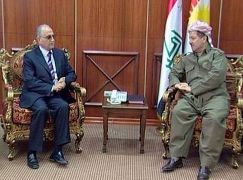 Şerafettin Elçi , Başkan Mesud Barzani ile birlikte