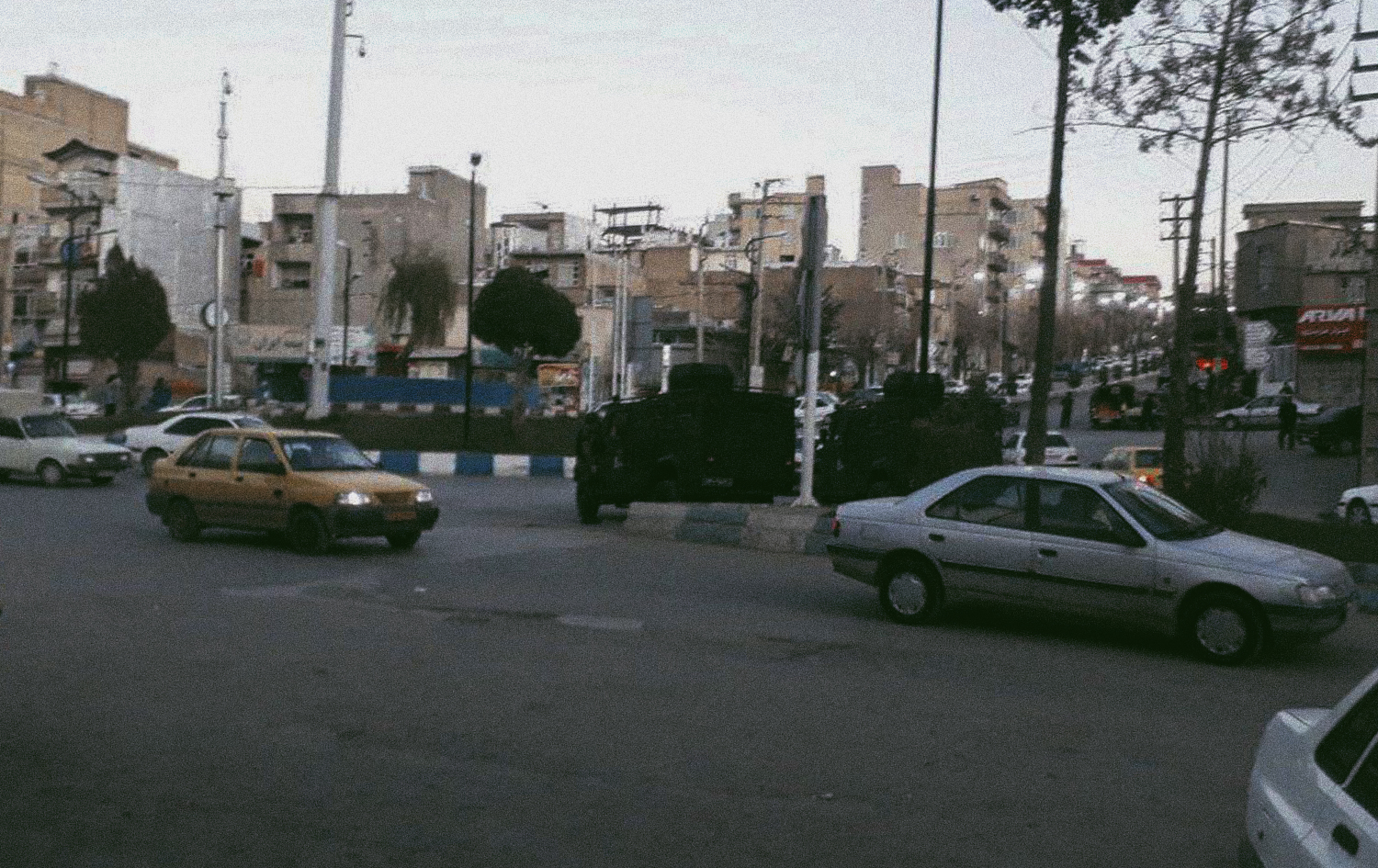 Security forces in the Kurdish town of Javanrud in western Iran (Rojhelat), January, 2023. Photo: Submitted to Hengaw Organization for Human Rights