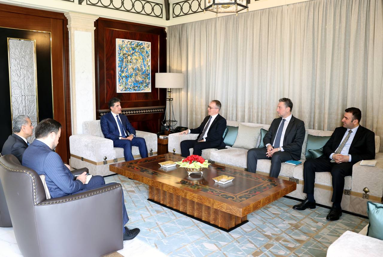 Başkan Neçirvan Barzani, İtalya'nın Irak Büyükelçisi Mauritzio Gregani'yi kabul etti