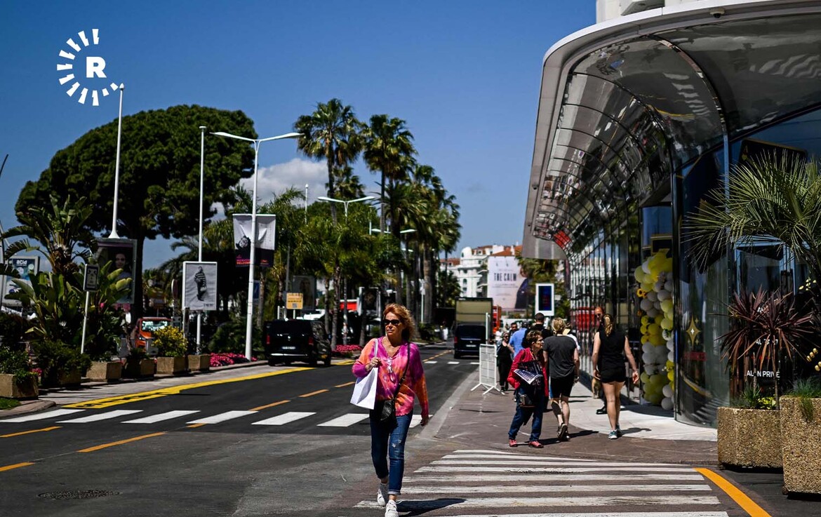 کان، شارێکی کەنار دەریایی فەرەنسایە و ساڵانە فێستڤاڵی فیلمی کانی تێدا سازدەکرێت، وێنە: AFP