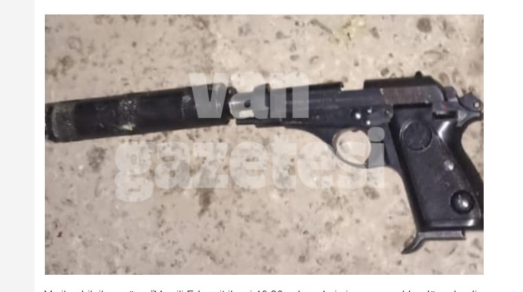 Saldırıda kullanılan silah (Kaynak: VanGazetesi)
