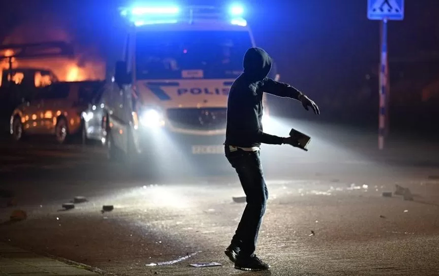 خۆپێشاندانەکەی مالمۆ. وێنە: JOHAN NILSSON/SHUTTERSTOCK