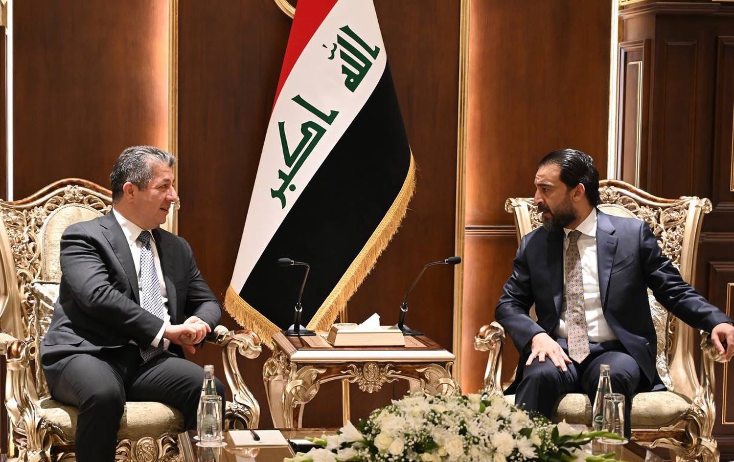 Başbakan Barzani ile Hançer görüşmesinden kare