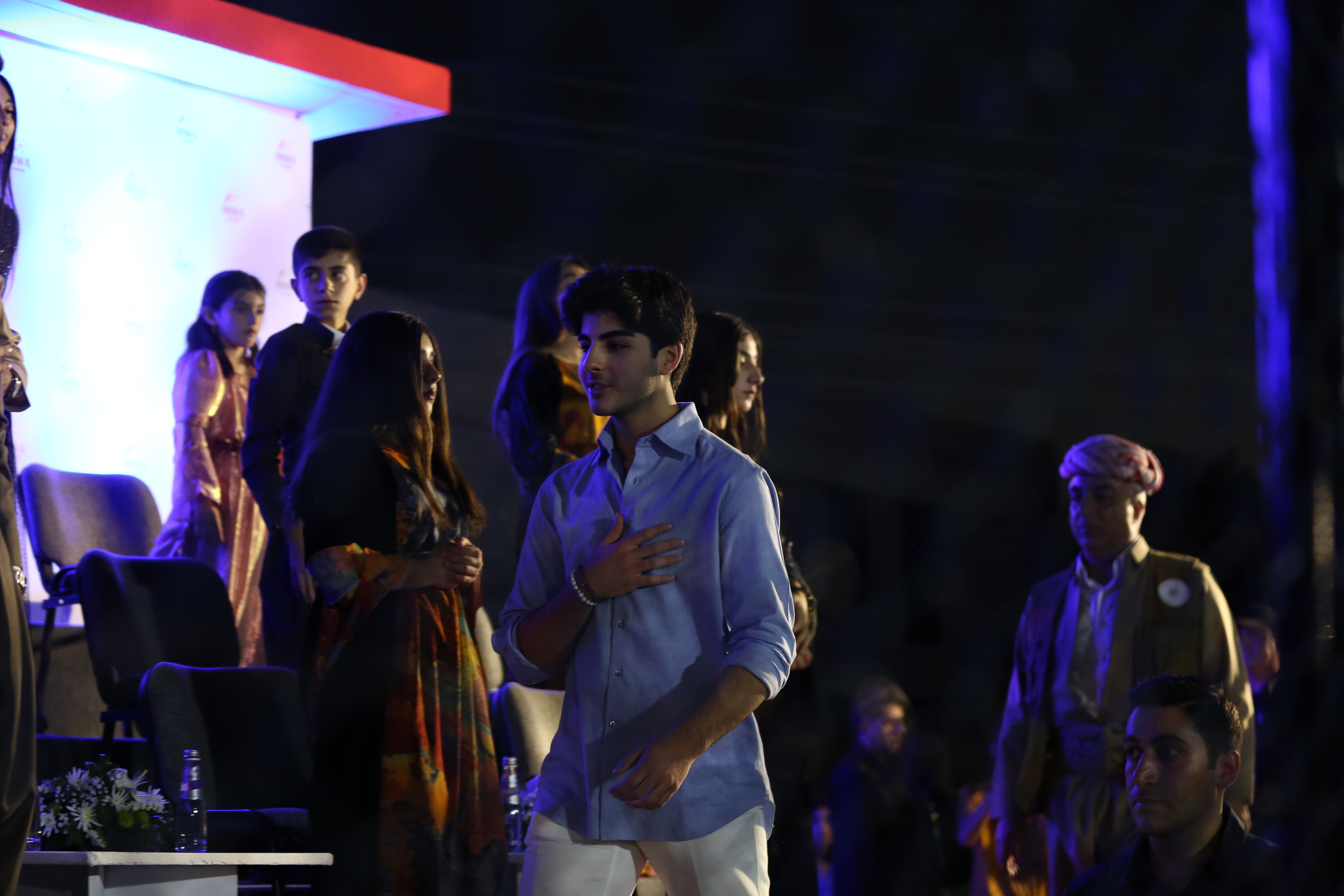 بەشداریی چیاڤان نێچیرڤان بارزانی لە رێوڕەسمی کردنەوەی خوولی پاڵەوانێتیی هیوا. وێنە: هەژار جەوهەر - رووداو