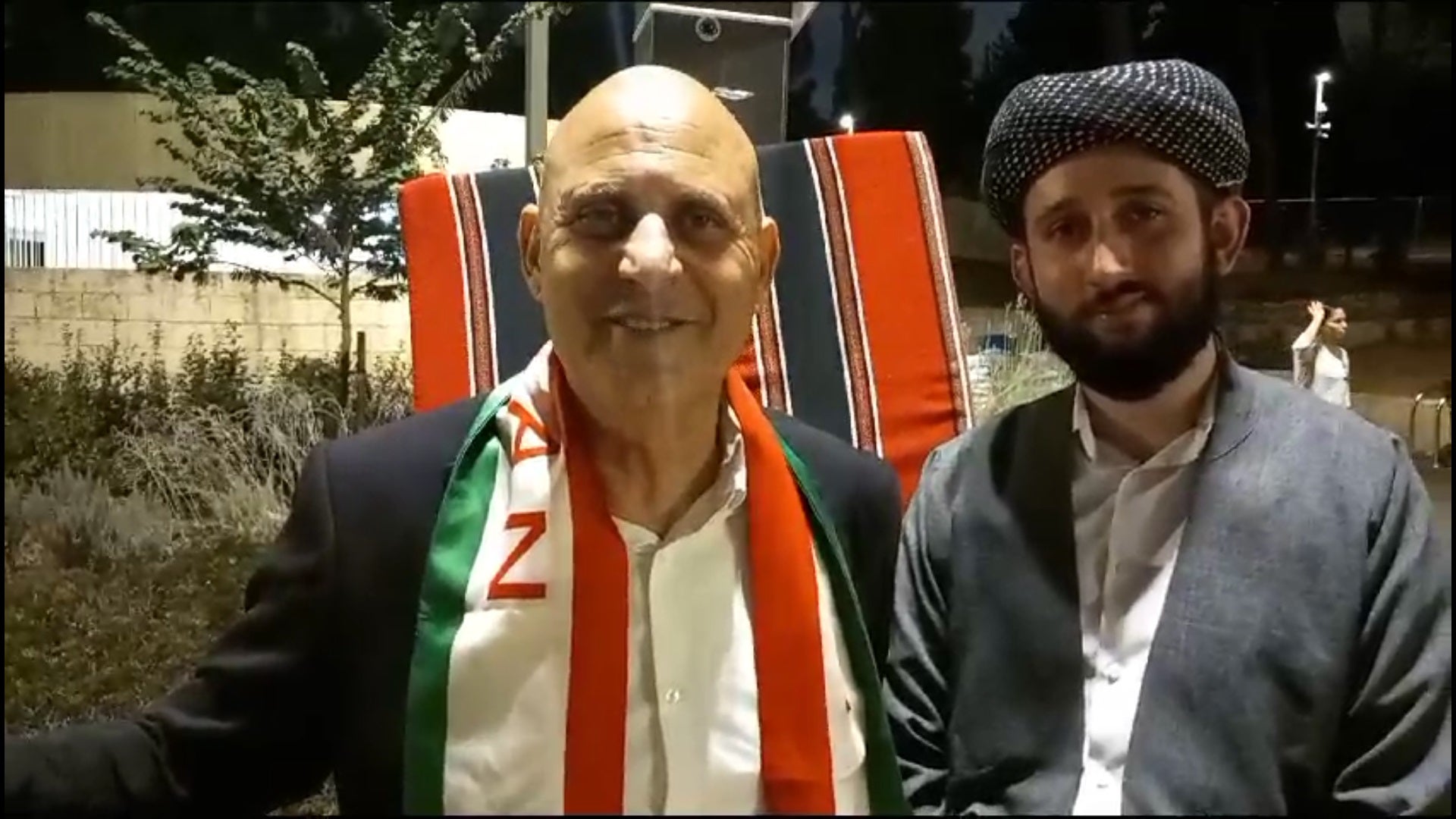 İsrail Kürt Toplumu Başkanı Yehuda Ben Yosef ve Haham Ben Wadeuker