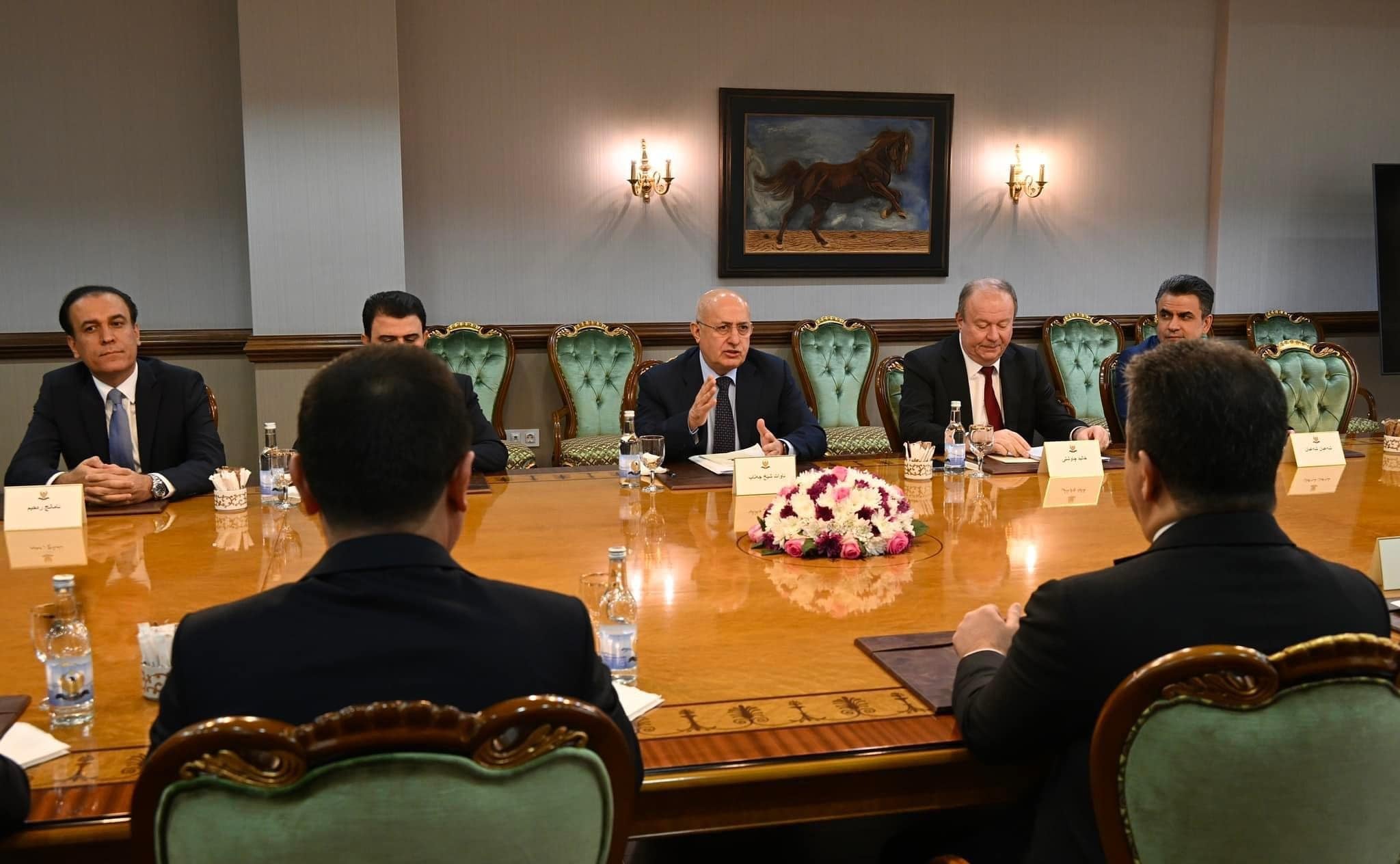 کۆبوونەوەی مەسرور بارزانی لەگەڵ شاندی دانوستاندکاری حکومەتی هەرێمی کوردستان لەگەڵ عێراق.