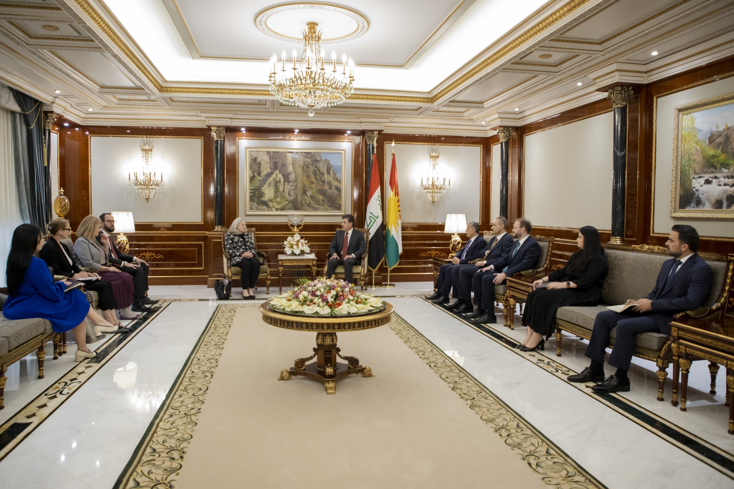 Hevdîtina Nêçîrvan Barzanî û Alina Romanowskiyê