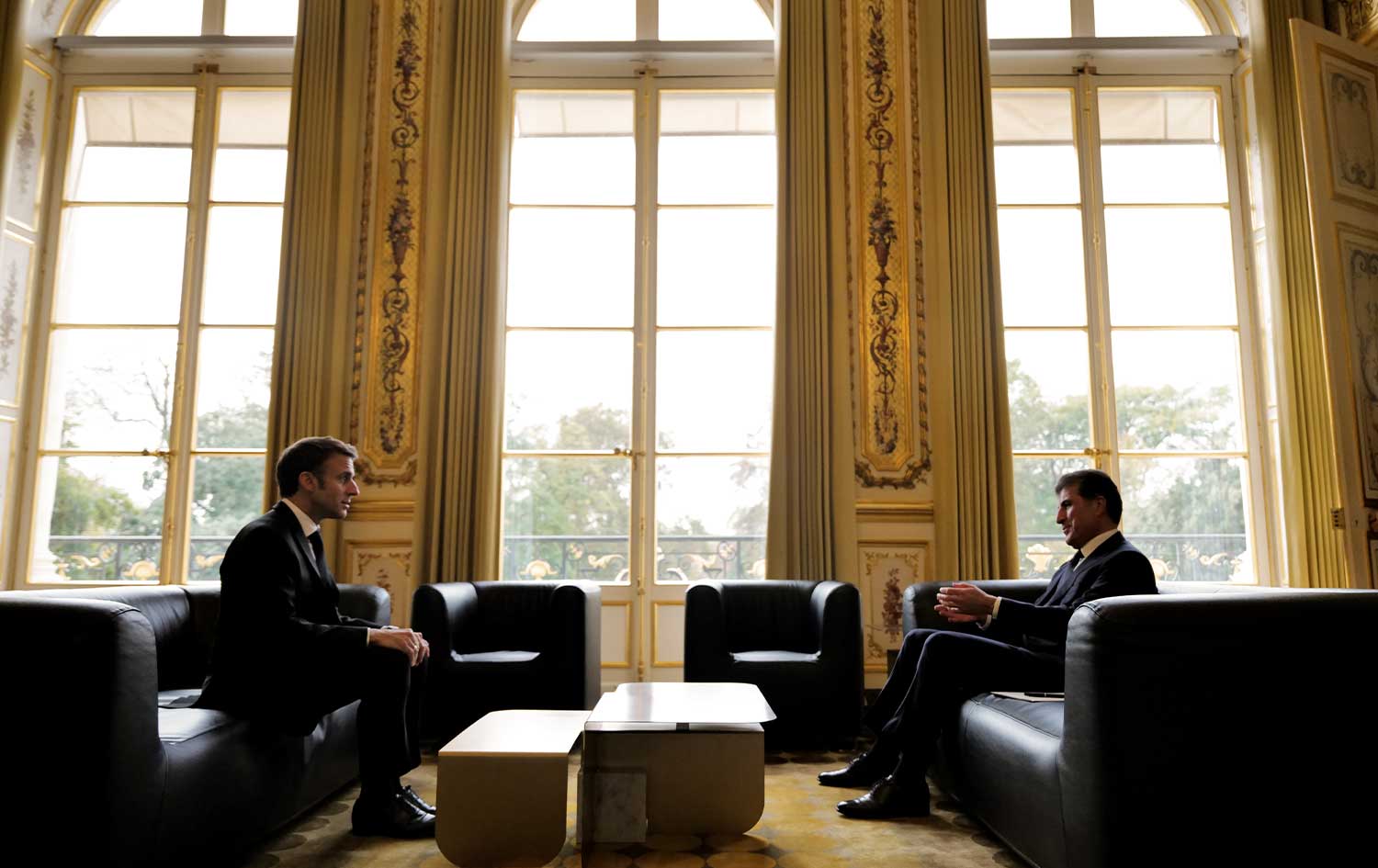 وێنەیەکی دیکەی کۆبوونەوەی هەردوو سەرۆکەکە