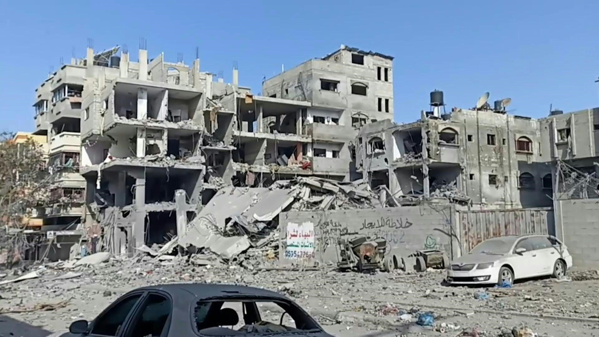 Gazze harabeye dönmüş durumda / AFP