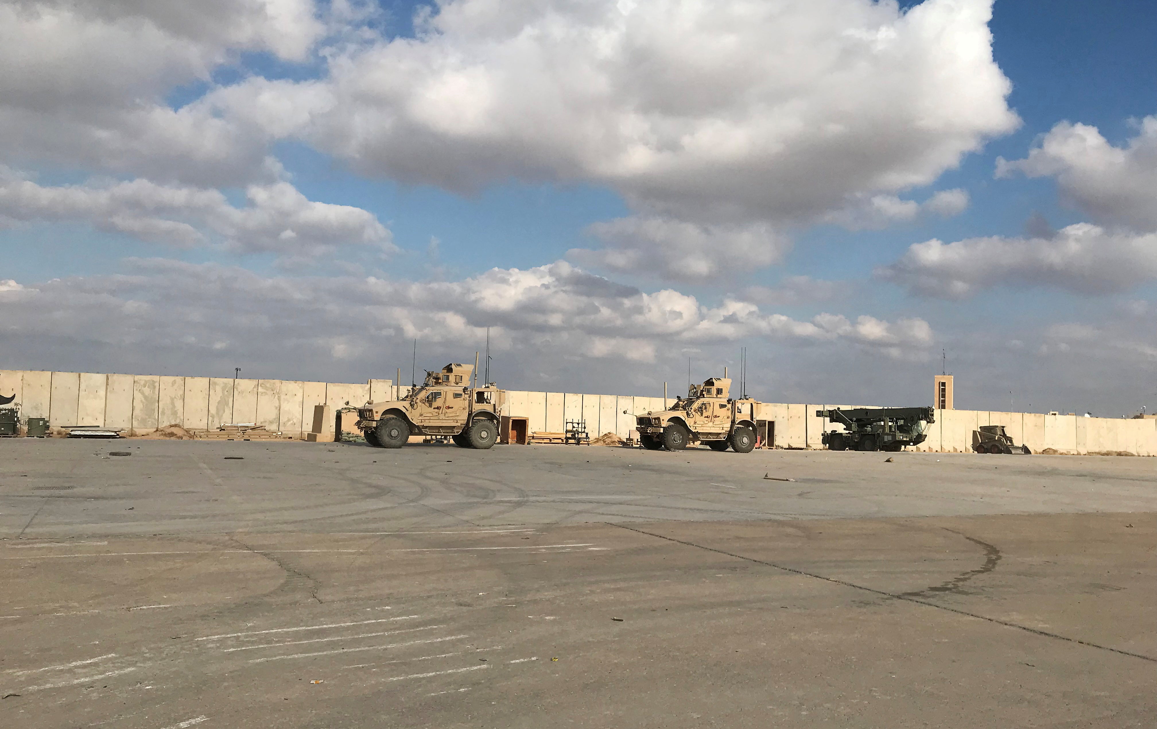 بنکەی سەربازیی ئەمریکا لە ئەنبار، عێراق. وێنە: REUTERS