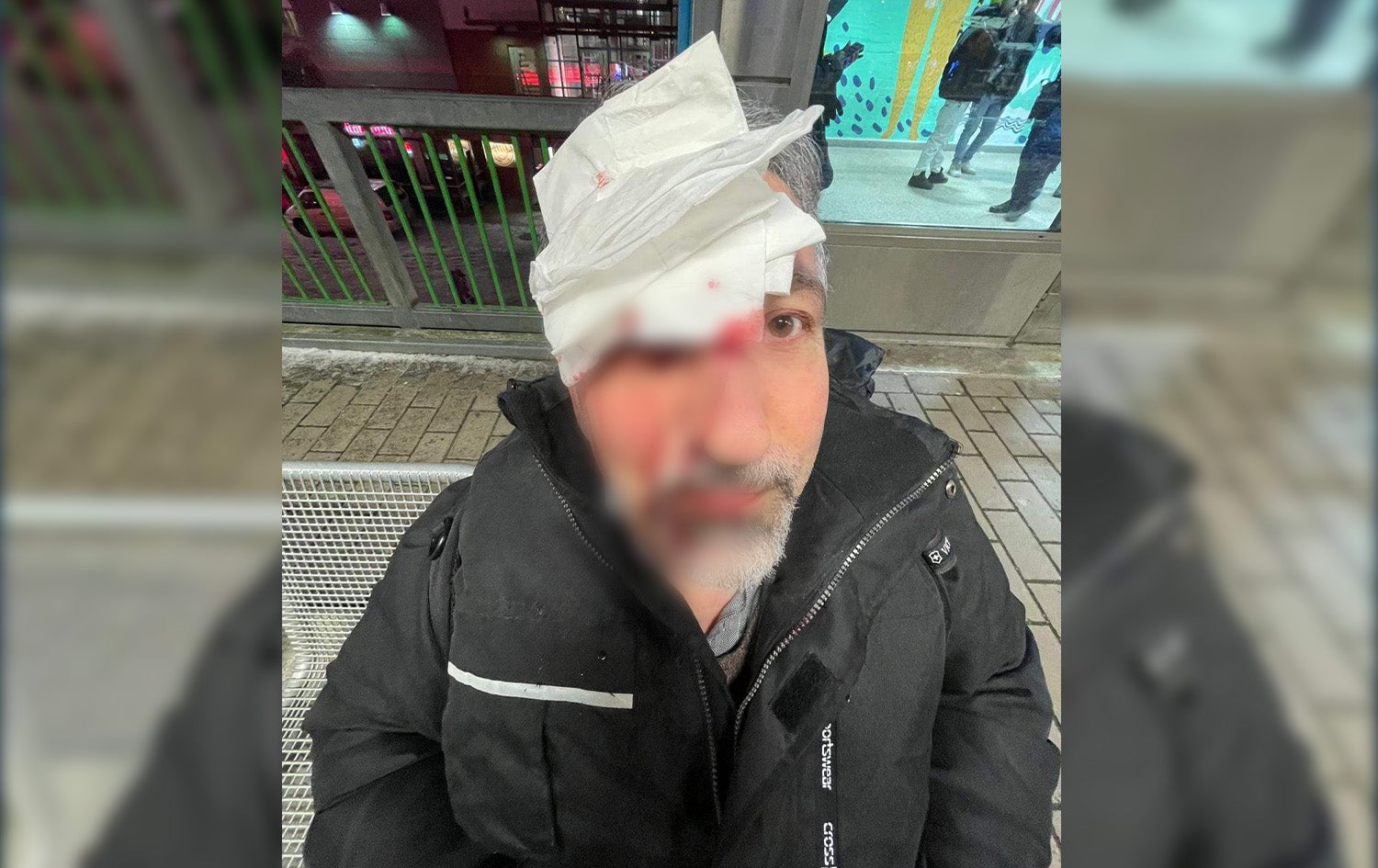 د. مەجید حەققی لە پاش ئەوەی هێرشکرایە سەری.