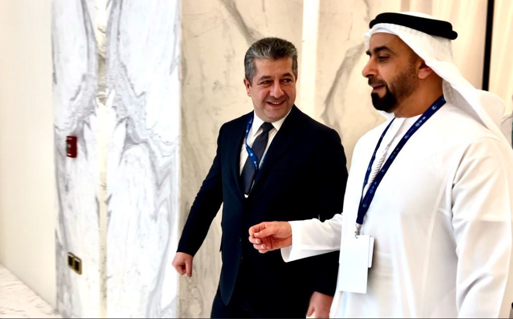 مەسرور بارزانی و شێخ سەیف بن زاید ئال نەهیان