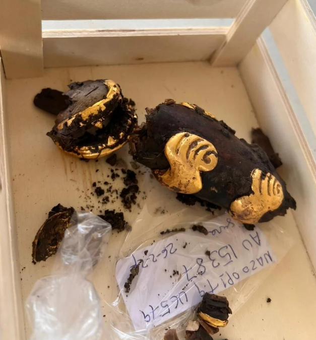 Hazinede çok sayıda figür bulundu