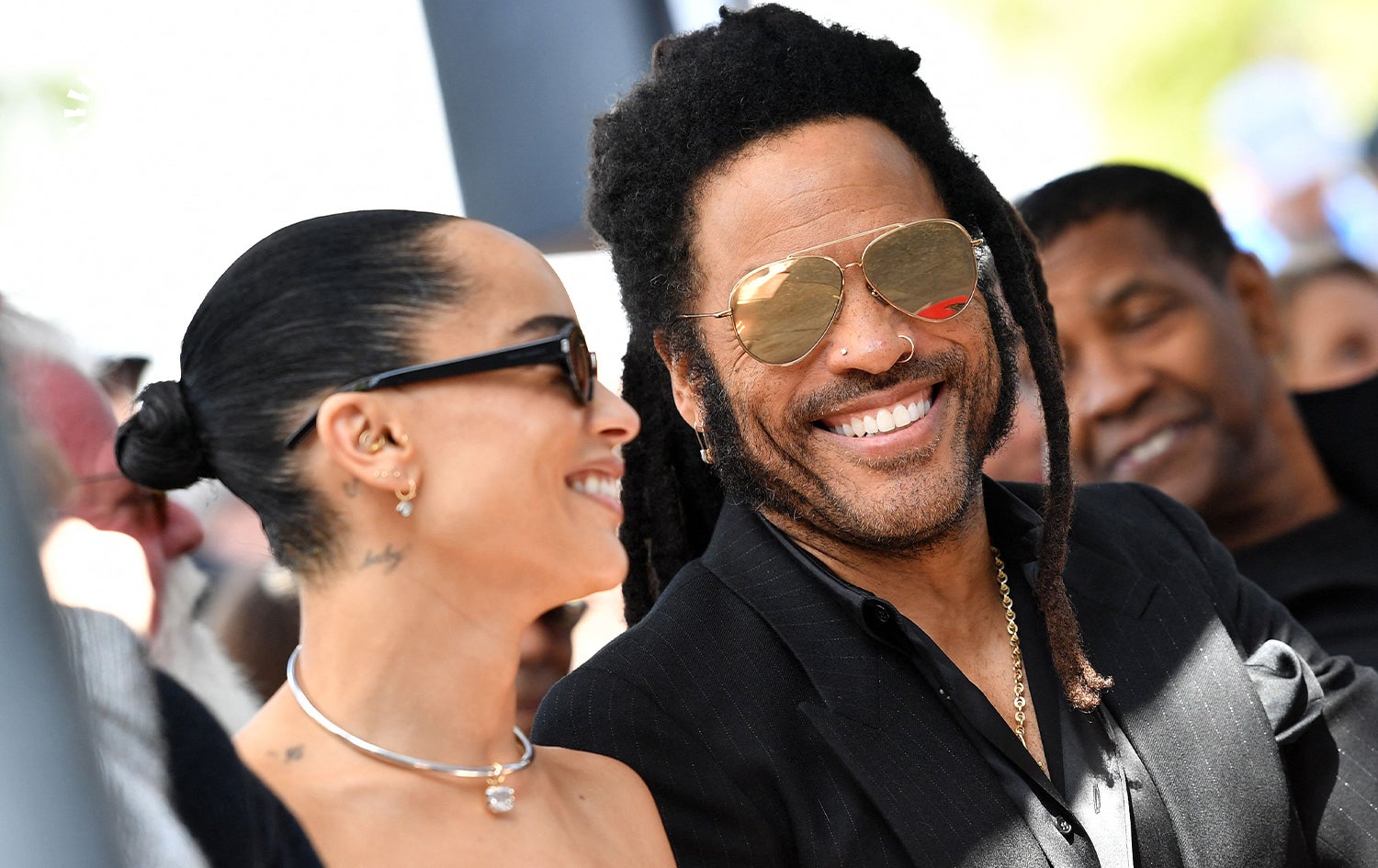 لەنی کراڤێتس لەگەڵ کچەکەی رۆزی. وێنە: AFP