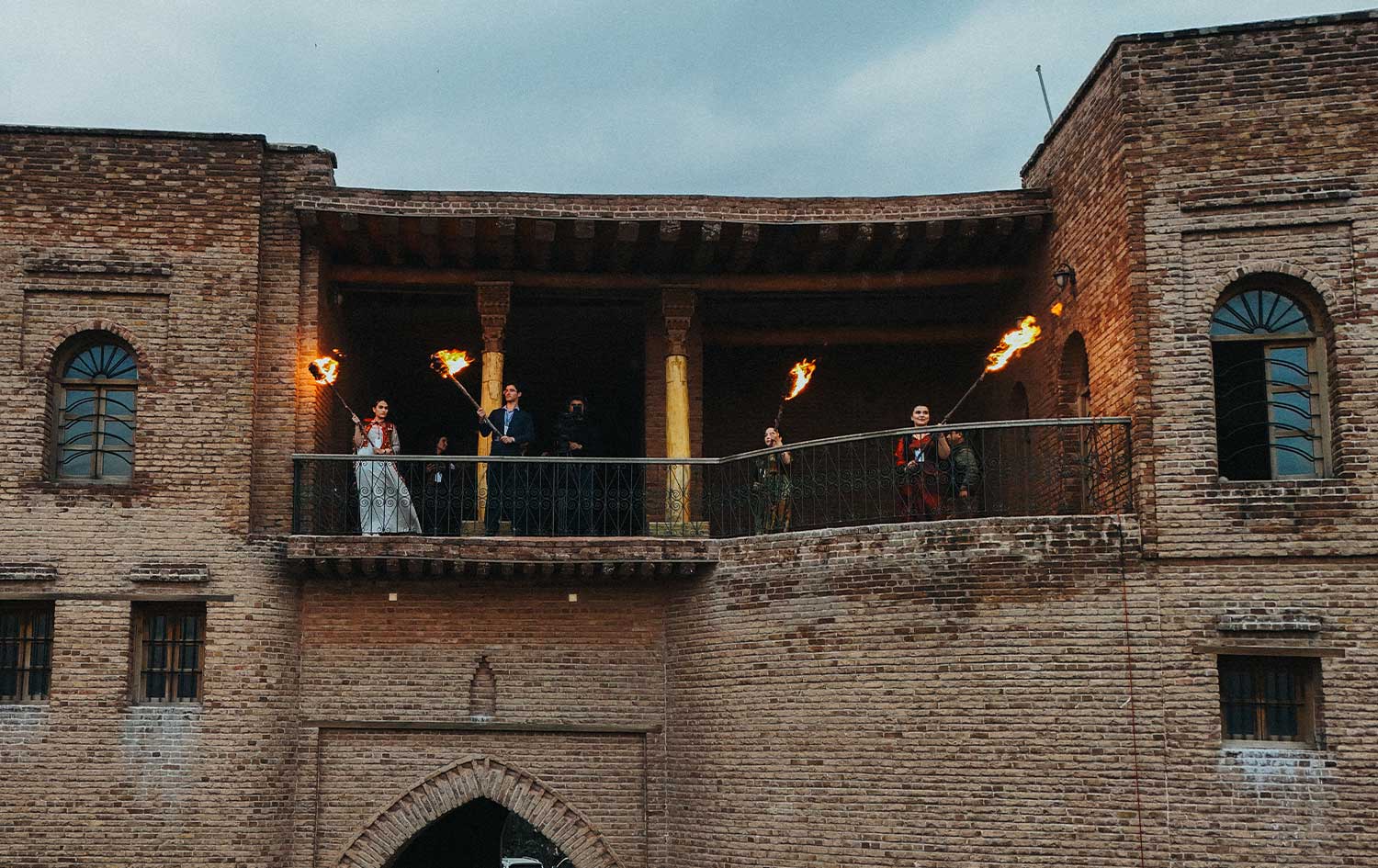 ئاگری نەورۆز لەسەر قەڵای هەولێر، وێنە - بڵند تاهیر - رووداو