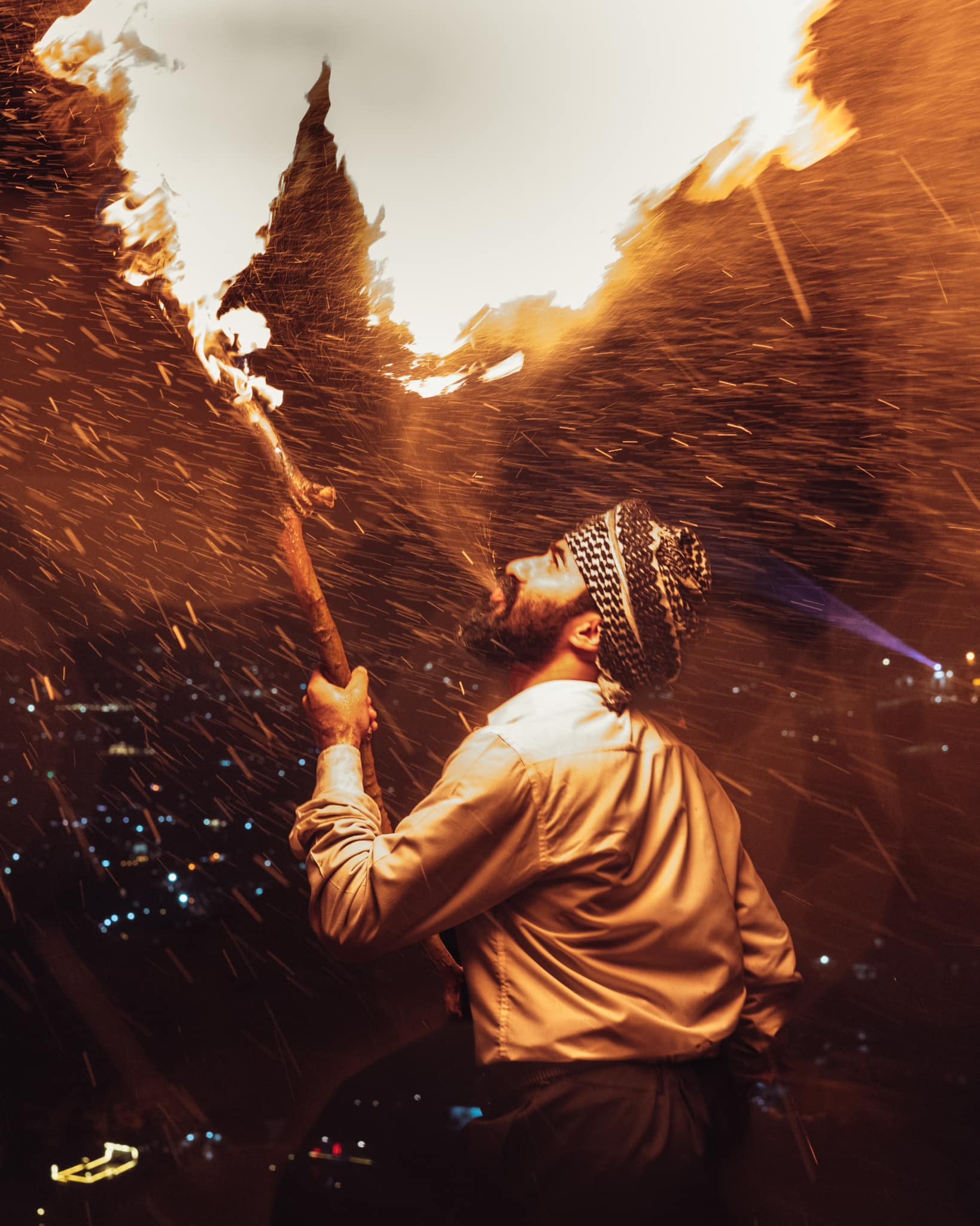 هاونیشتمانییەک لە کەرنەڤاڵی ئاکرێ، وێنە محەممەد شەعبان