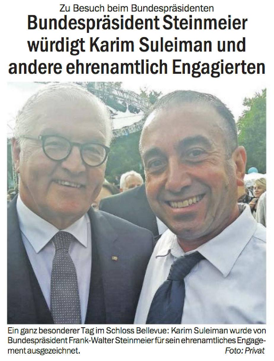 Almanya Cumhurbaşkanı Frank-Walter Steinmeier ile selfie