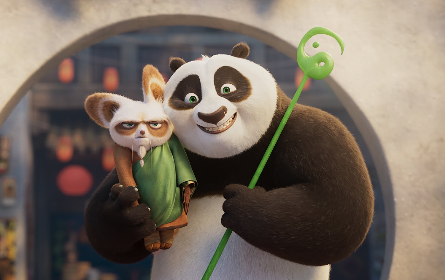 دیمەنێکی فیلمی "Kung Fu Panda 4"