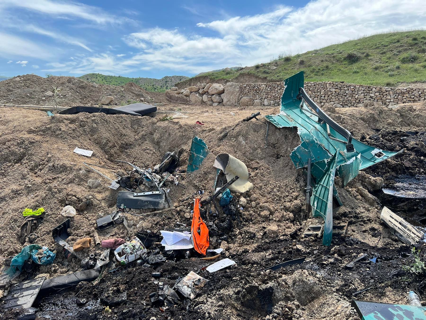 وێنەیەکی دیکەی شوێنی رووداوەکە