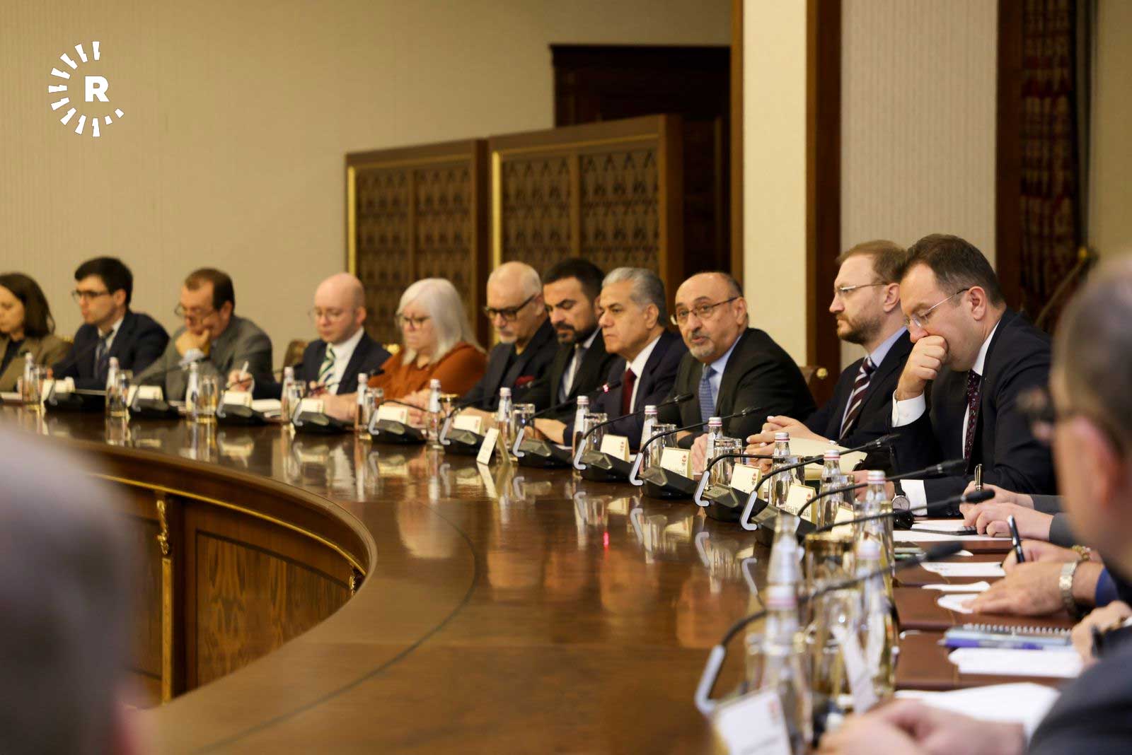 کۆبوونەوەی سەرۆکایەتیی هەرێمی کوردستان لەگەڵ دیپلۆماتکاران