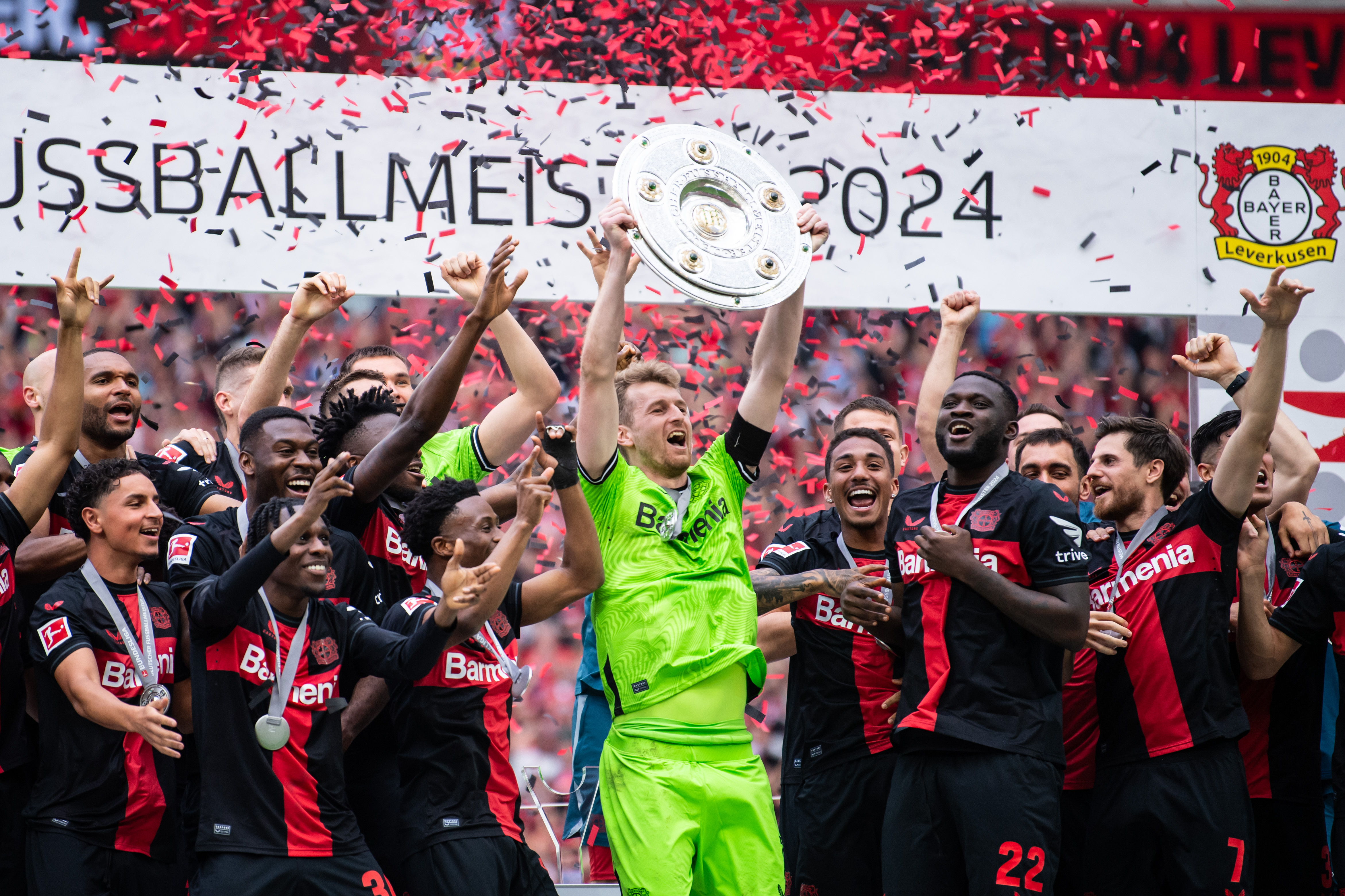 Şampiyonluk sevinci yaşayan Bayer Leverkusen / AA