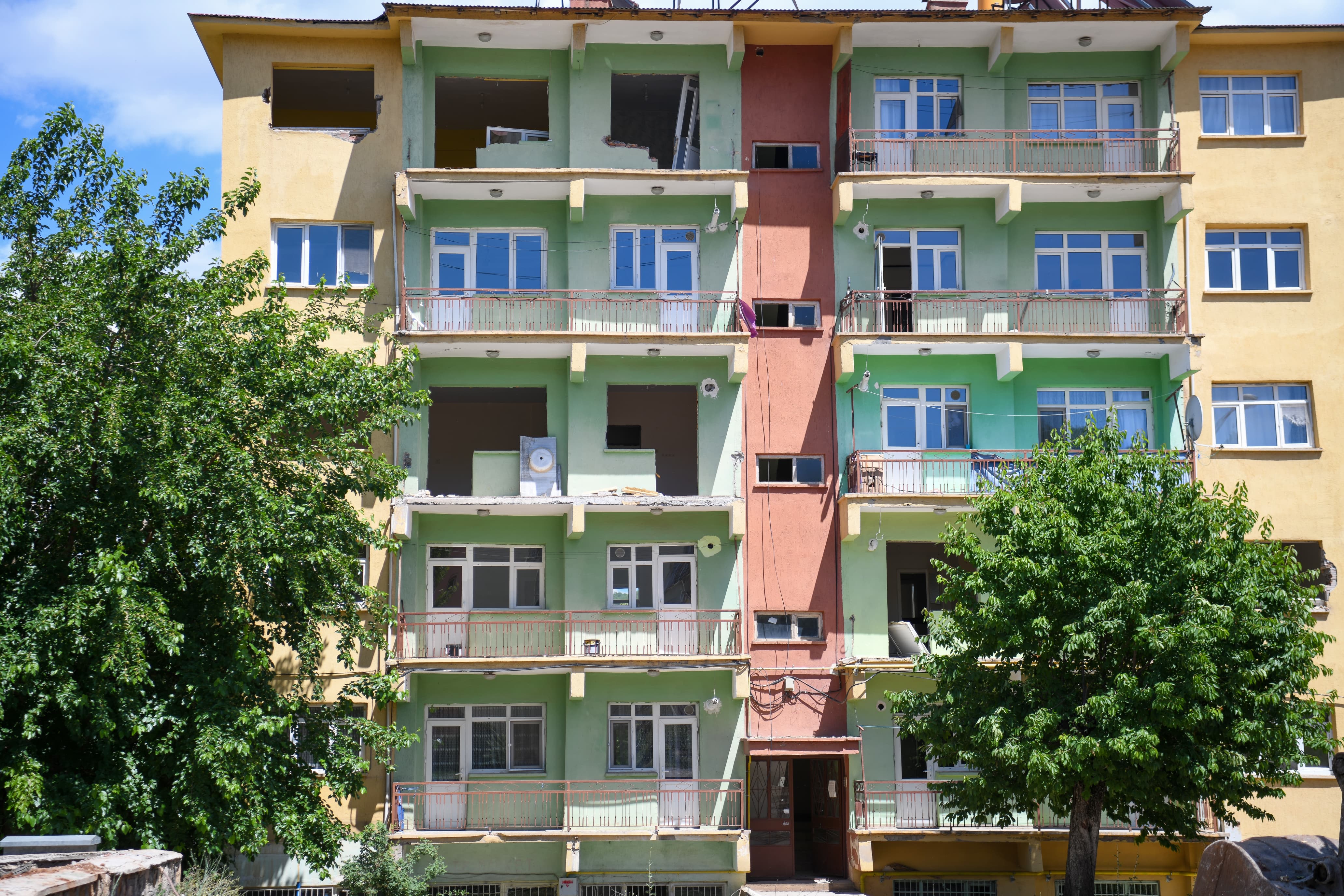 İncelenen binalar / Foto: Rûdaw