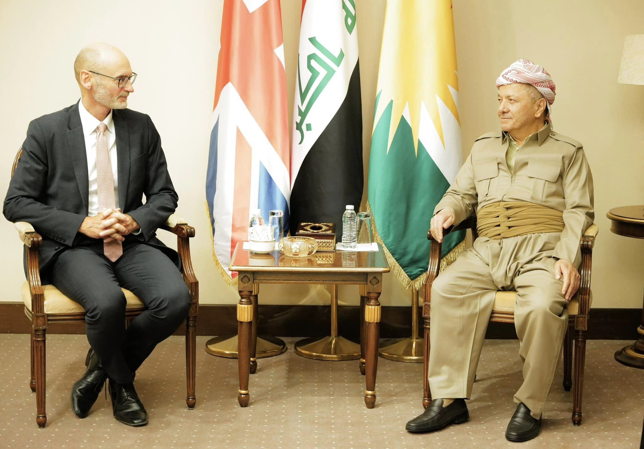 سەرۆک بارزانی و باڵیۆزی بەریتانیا