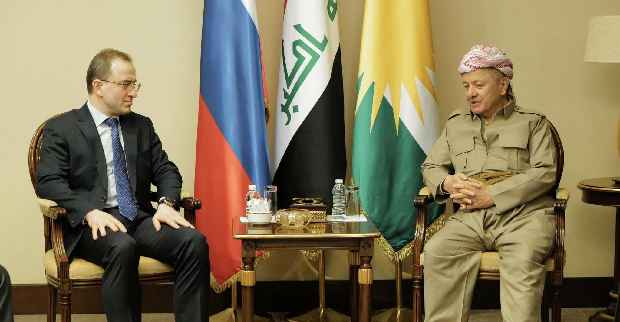 سەرۆک بارزانی و باڵیۆزی رووسیا