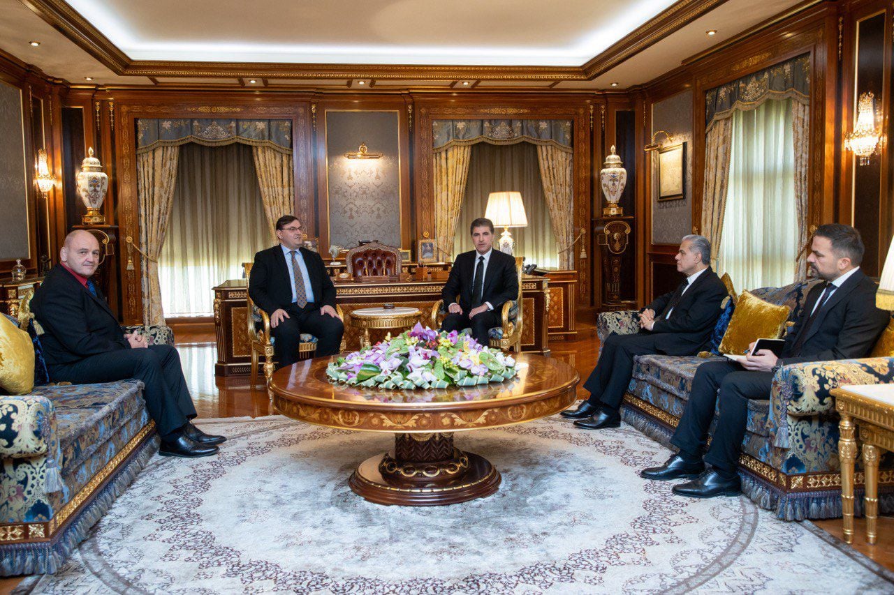 کۆبوونەوەی نێچیرڤان بارزانی و باڵیۆزی نەمسا لە عێراق