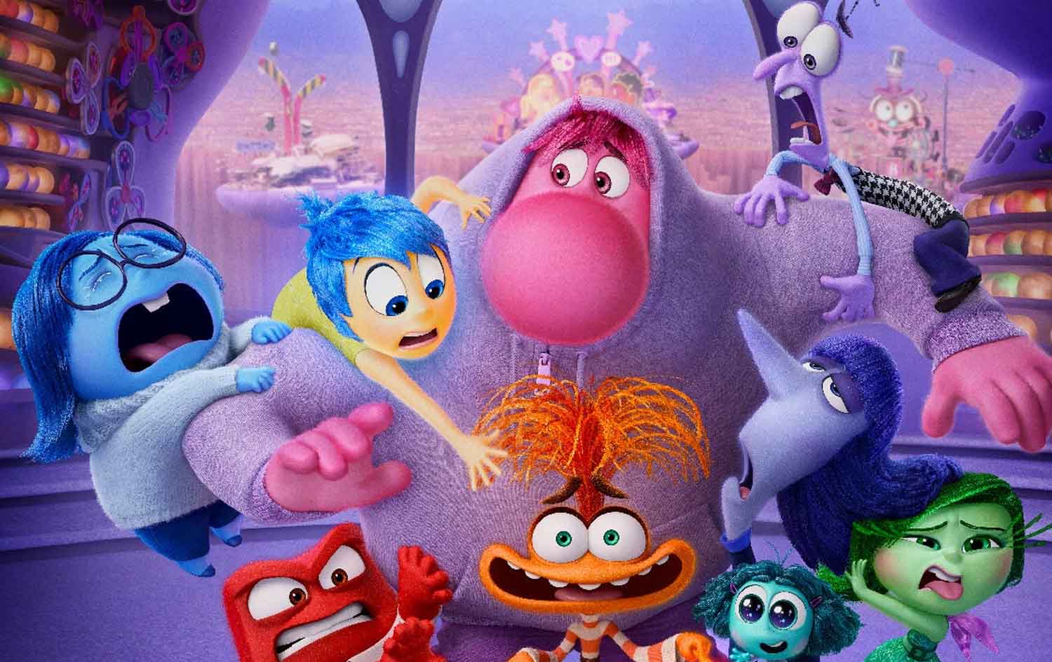 دیمەنێکی ئەنیمەیشنی "Inside Out 2"