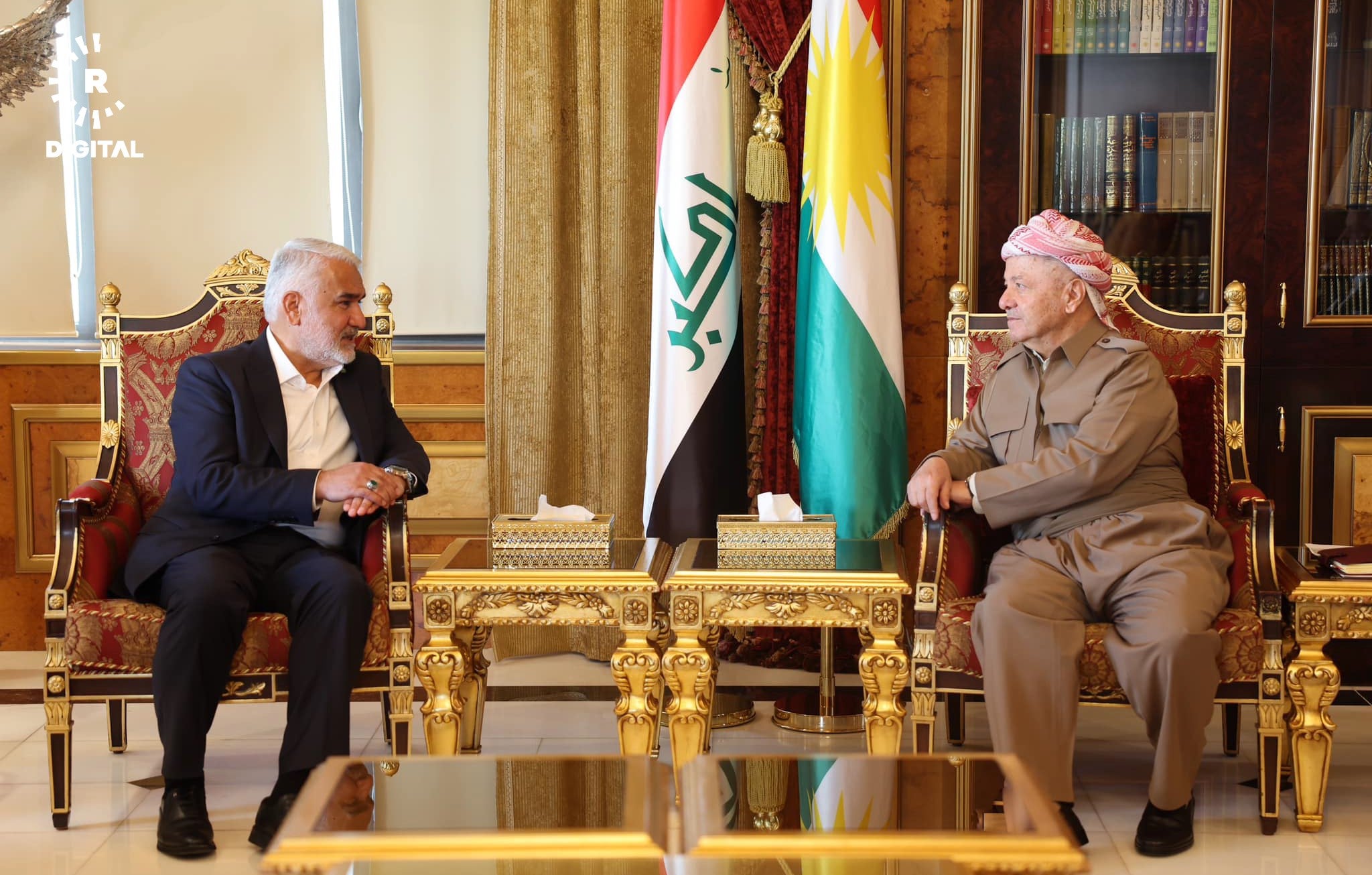 سەرۆک بارزانی و زەكەریا یاپیجیئۆغلوو