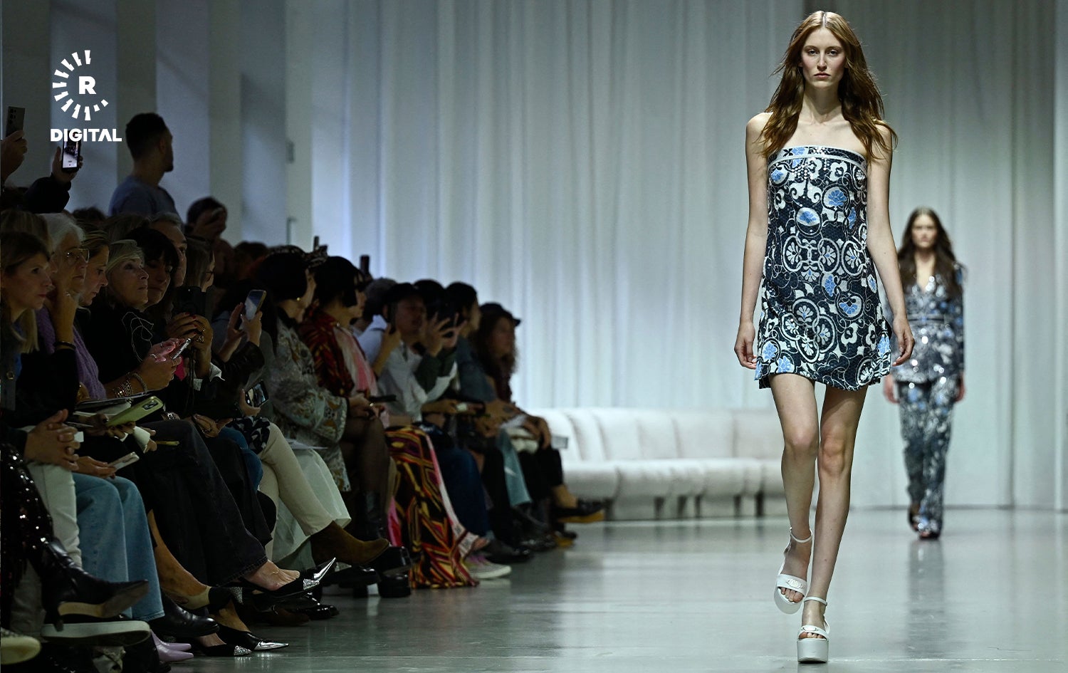 نمایشی جلوبەرگی براندی لیۆنارد پاریس، لە پاریس. وێنە: AFP