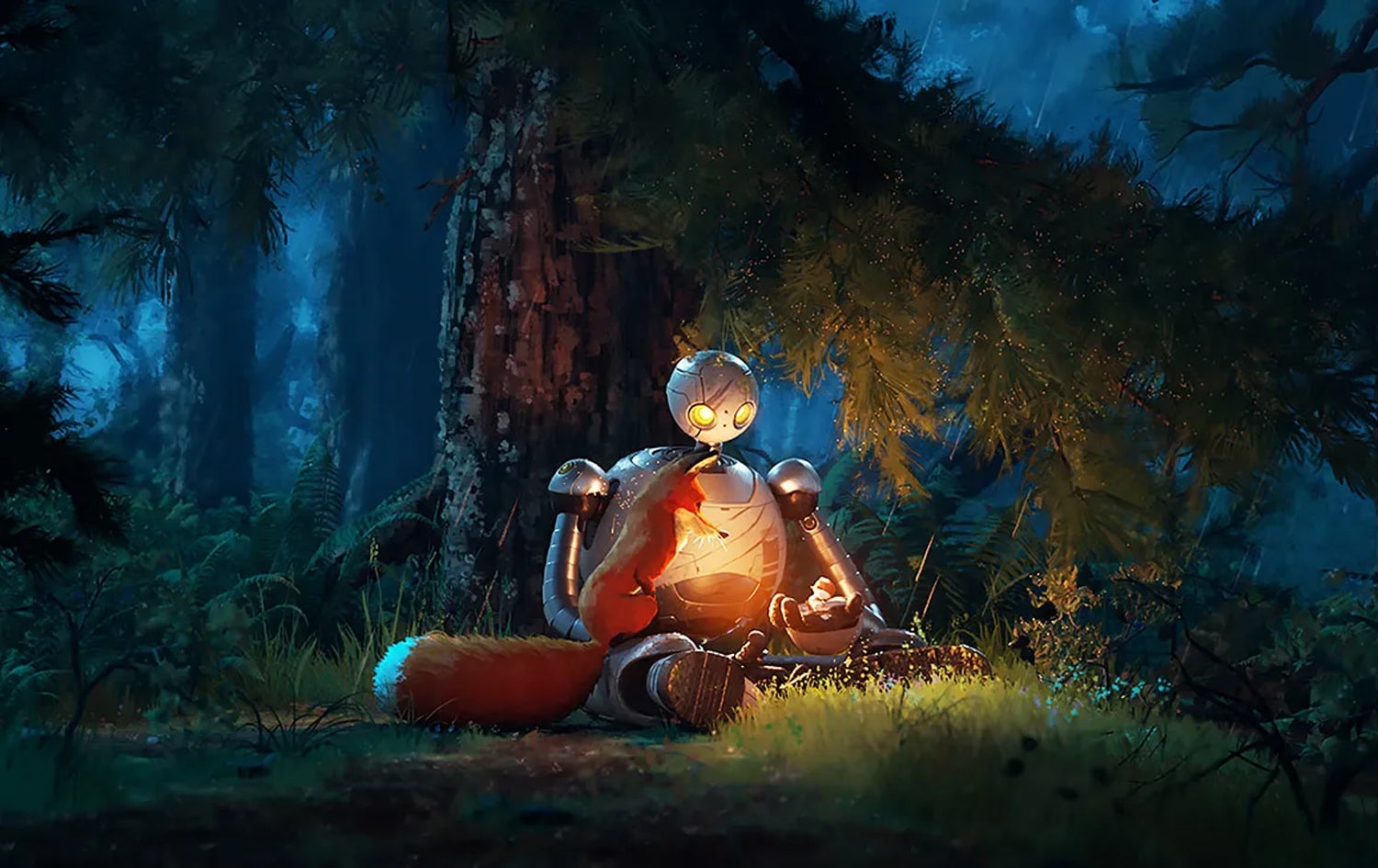 دیمەنێک لە فیلمی "The Wild Robot"