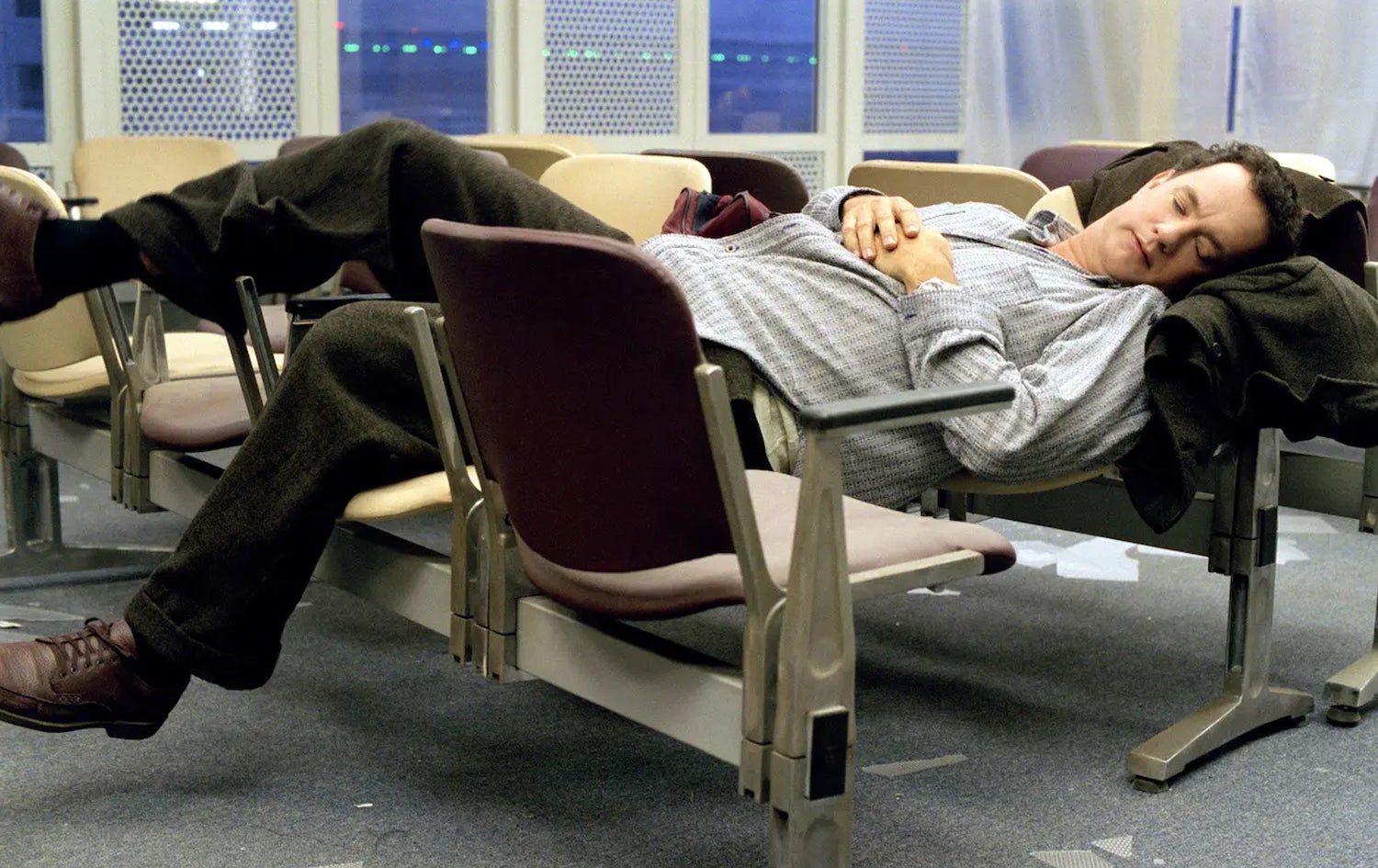 دیمەنێک لە فیلمی "The Terminal"