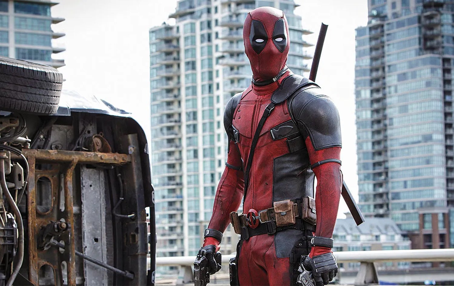 دیمەنێک لە بەشی دووەمی "Deadpool"