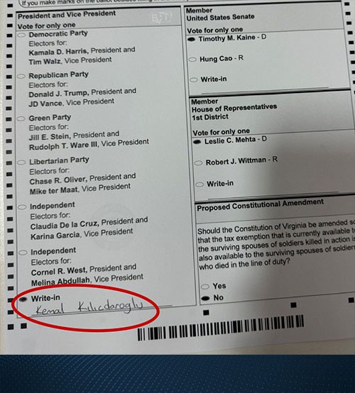 ABD seçimlerinde Kılıçdaroğlu'na oy çıktı