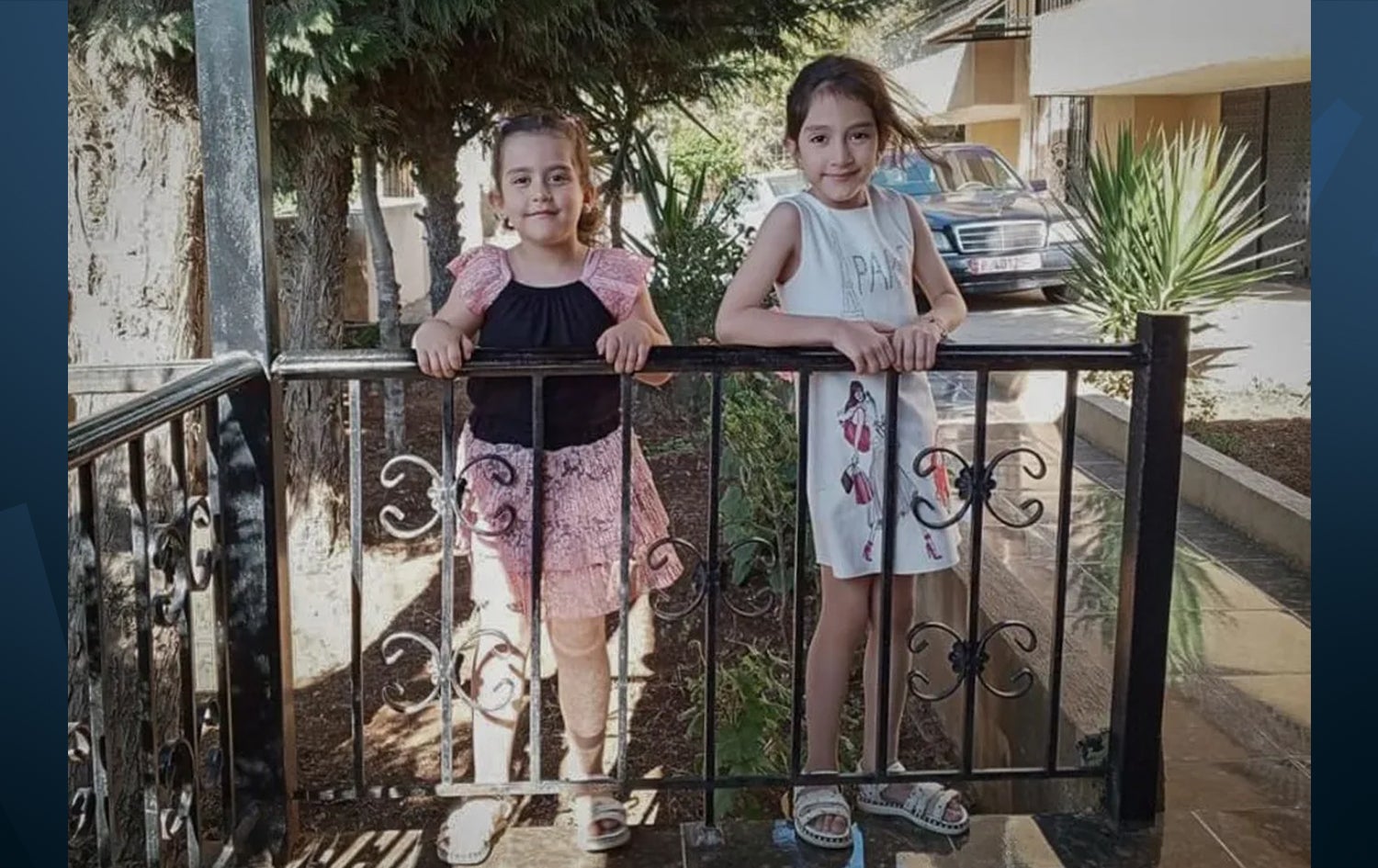 تیا و نایا تەمەنیان حەوت و نۆ ساڵان بوو کاتێک بەهۆی هێرشێکی ئیسرائیلەوە کوژران.