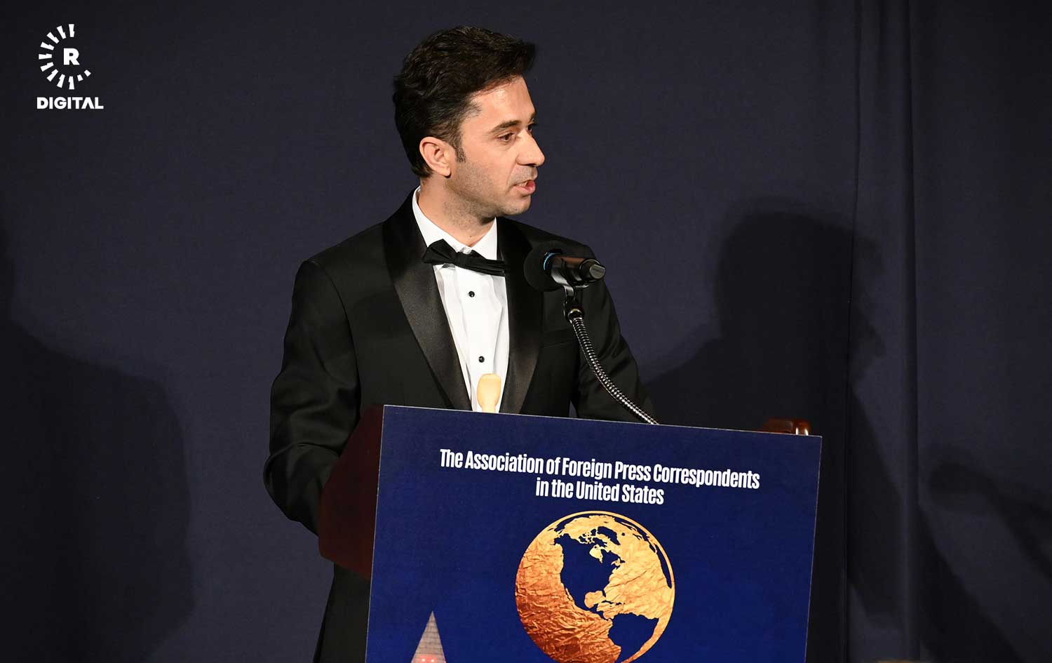 وێنەیەکی دیکەی دیار کوردە لە رێوڕەسمی خەڵاتکردنەکەدا