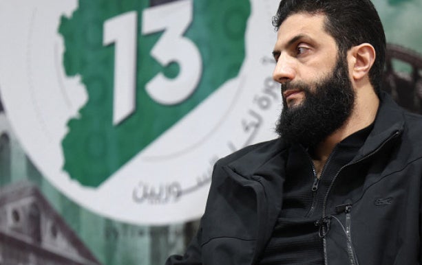 محەممەد جۆلانی، سەرۆکی دەستەی تەحریری شام. وێنە: Omar Kadour- AFP