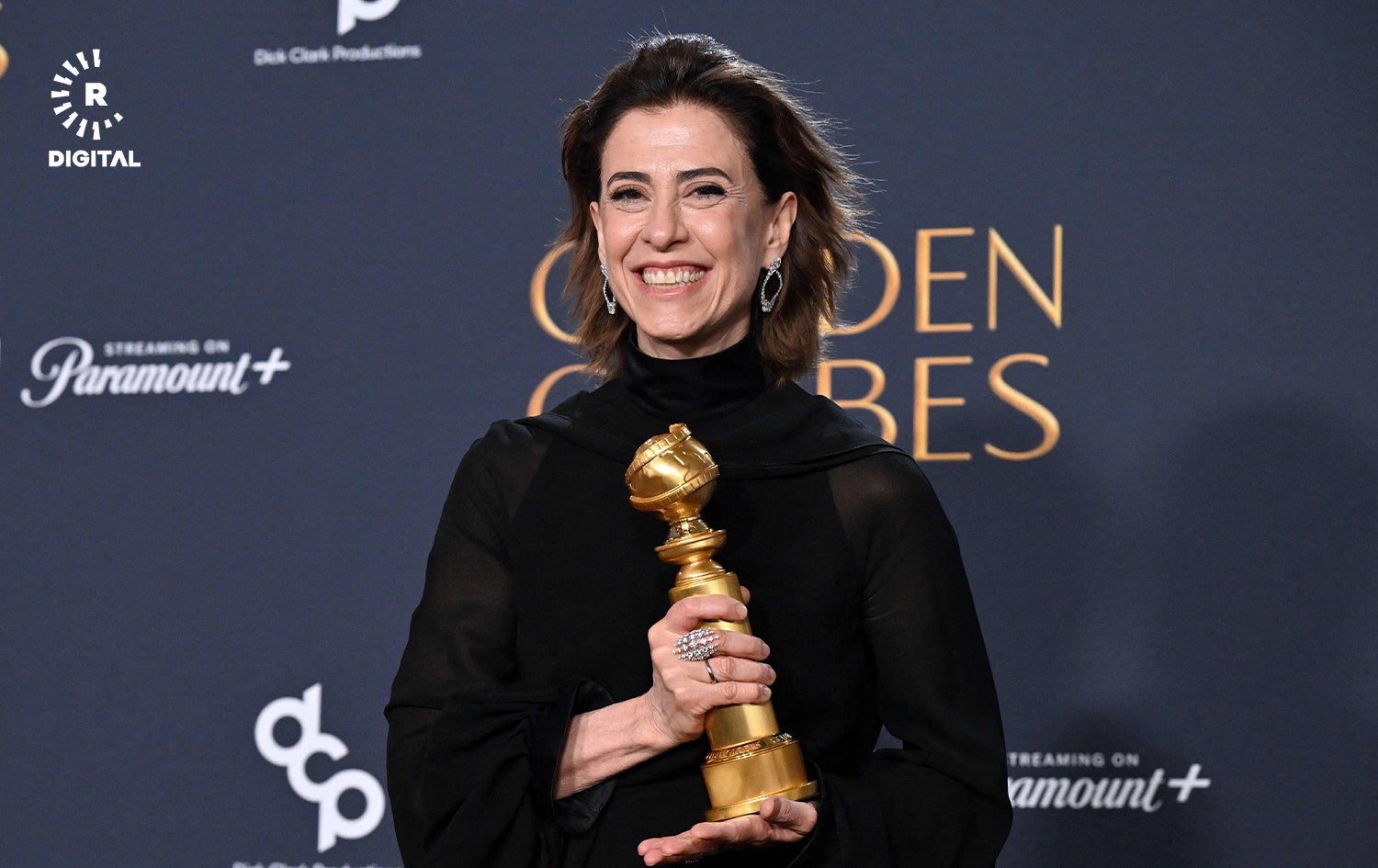 فەرەندا تۆریس براوەی باشترین ئەکتەری سەرەکی ژن لە فیلمی درامایی. وێنە: AFP