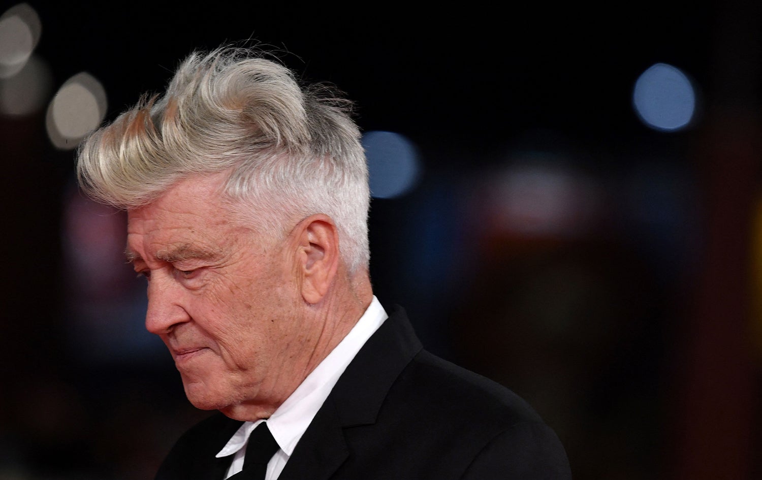 دەیڤد لێنچ لە 12ـەیەمین فێستیڤاڵی فیلمی رۆما. وێنە: AFP