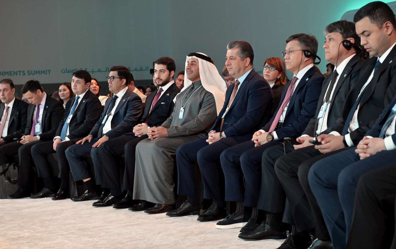 میوانداریی مەسرور بارزانی لە گفتوگۆیەکی تایبەت بە ناونیشانی "تێپهڕاندنی ئاڵنگارییهكان و قۆستنهوهی دهرفهتهكان" لە دووبەی