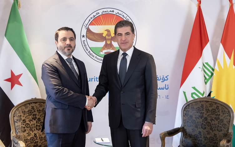 نێچیرڤان بارزانی لەگەڵ وەزیری دەرەوەی سووریا