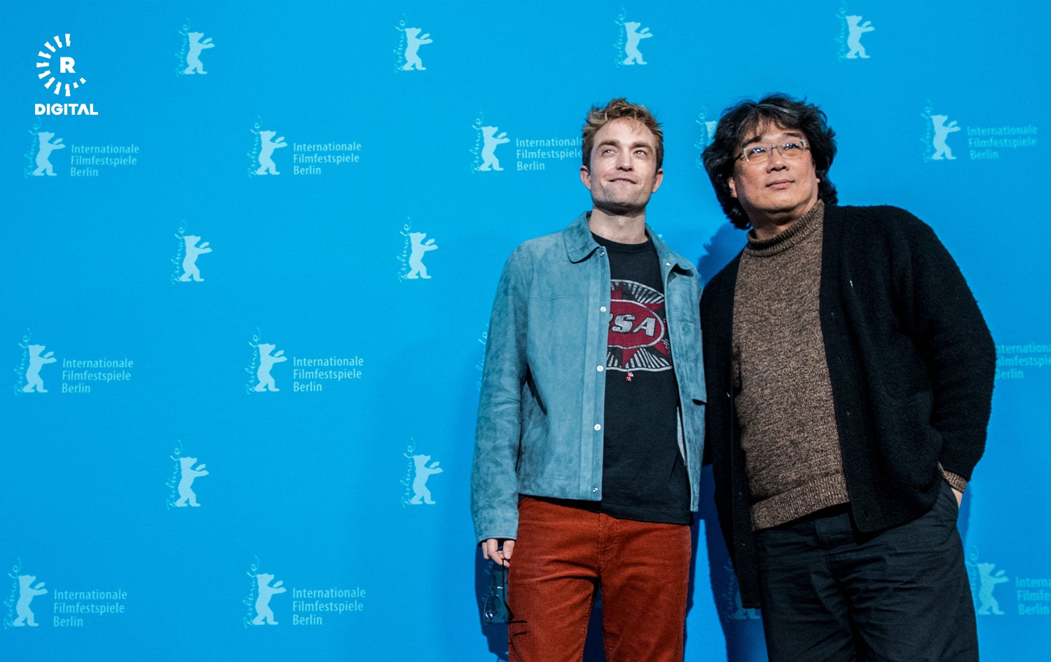 بۆنگ جۆن و رۆبێرت پاتنسن لە بەرلینالە. وێنە: AFP