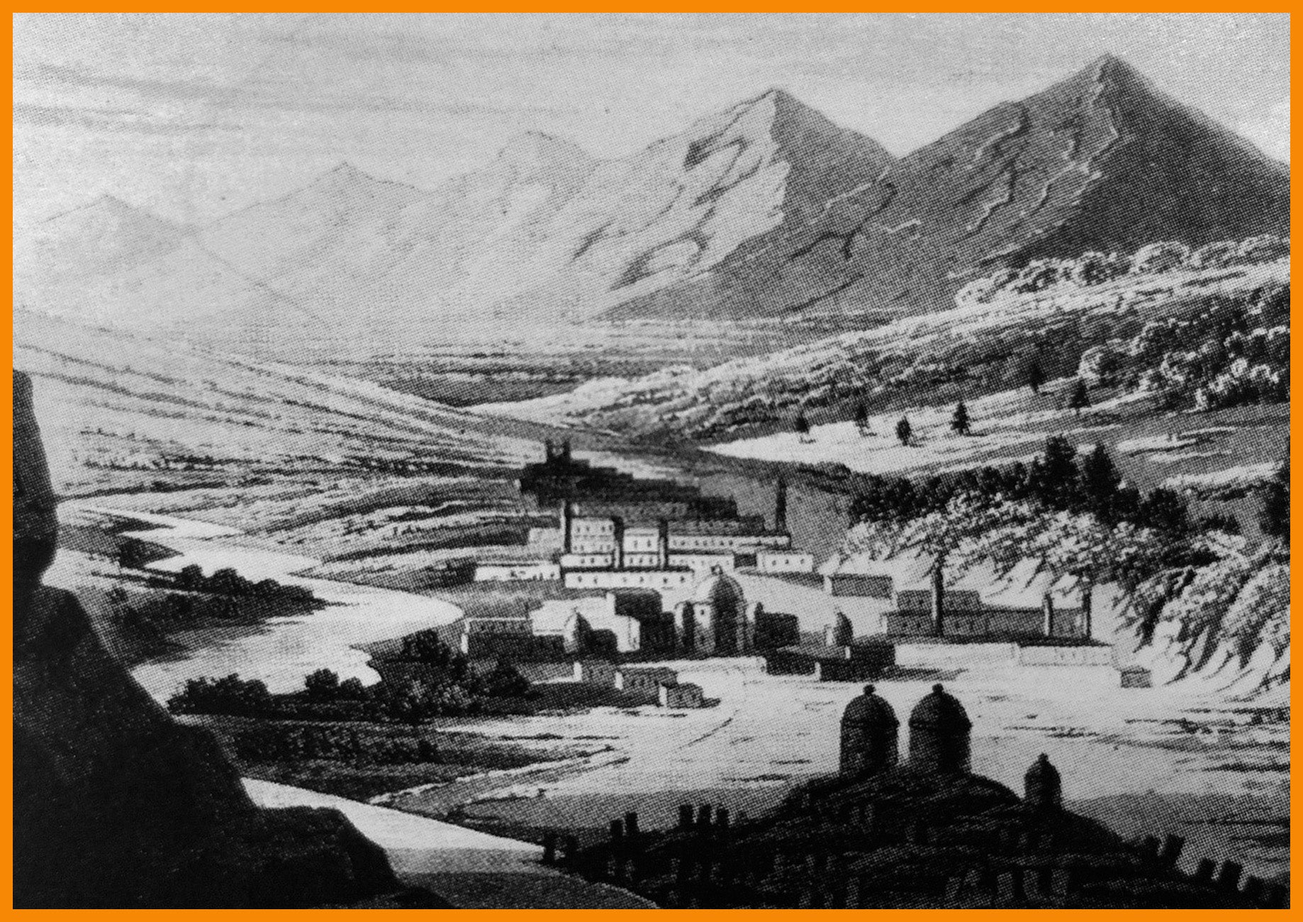 وێنەی سلێمانی لە ساڵانی 1900. وێنە: (Ozkan 2012)