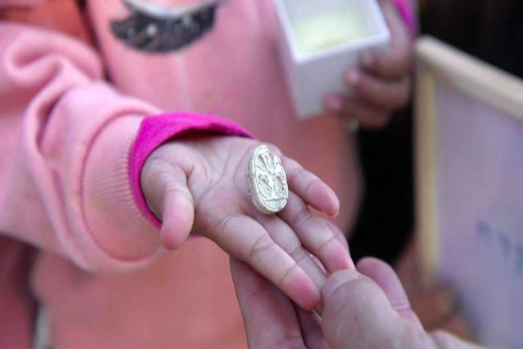 Ziv Nitzan'ın bulduğu bokböceği taşı