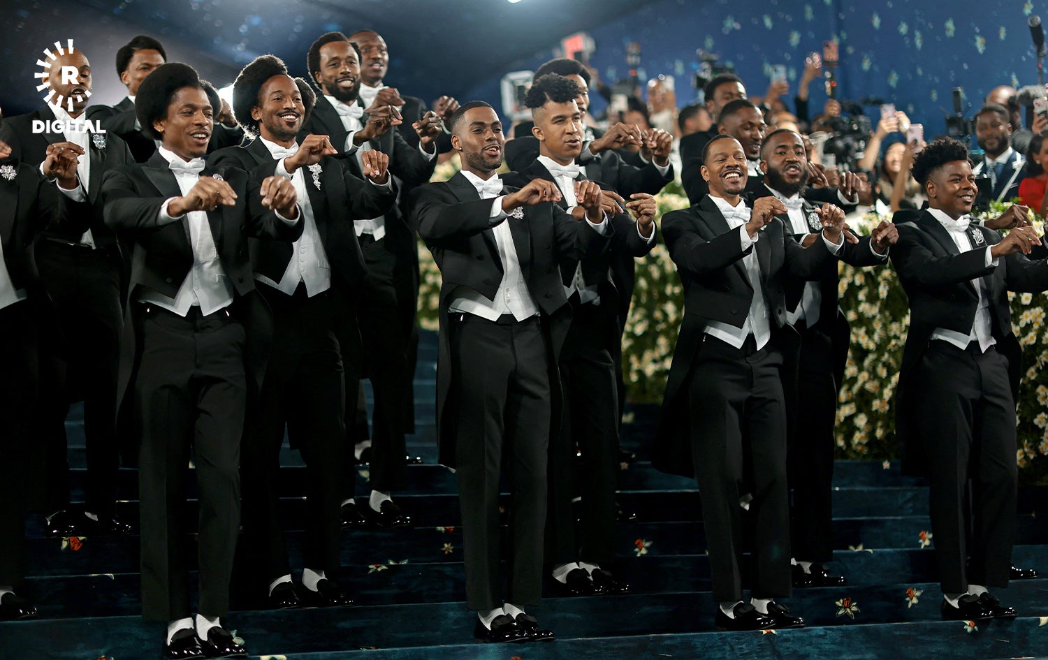 گرووپی "Silk and Sound" لە مێت گالا. وێنە: AFP